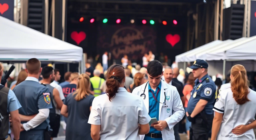 Cobertura medica para fiestas